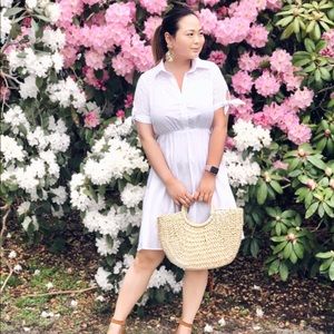 Monteau LA White Cotton Dress